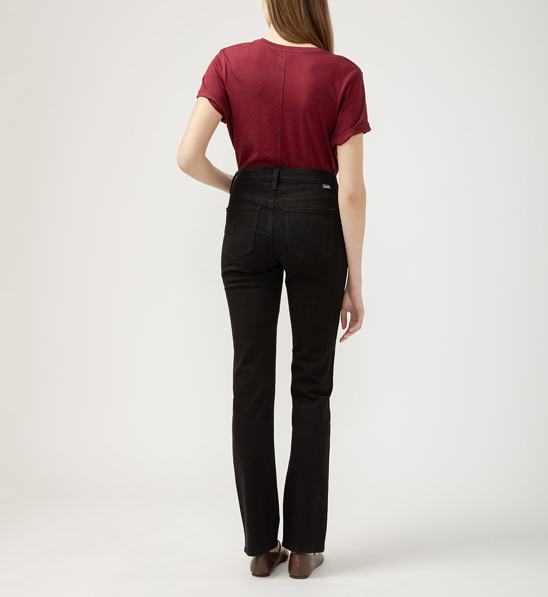 Ruby Mid Rise Straight Leg Jeans