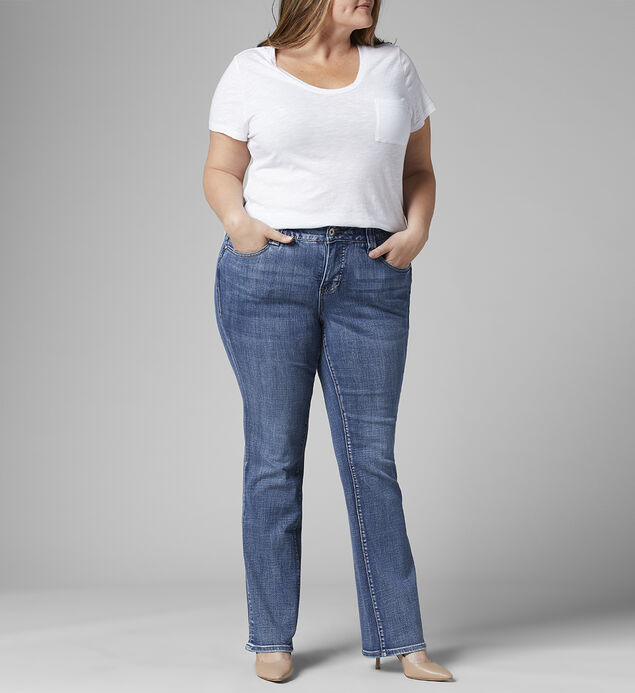 Eloise Mid Rise Bootcut Jeans Plus Size