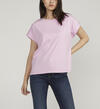 Drapey Luxe Tee, Orchid, hi-res image number 0