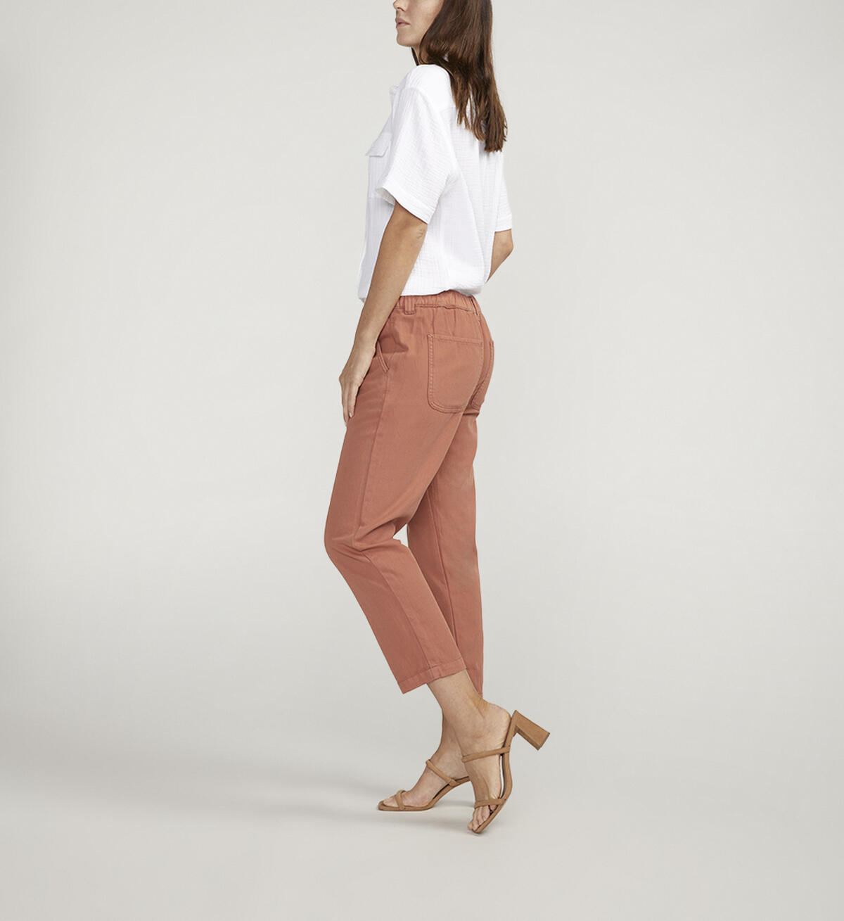 Chino Tailored Cropped Pants, , hi-res image number 2