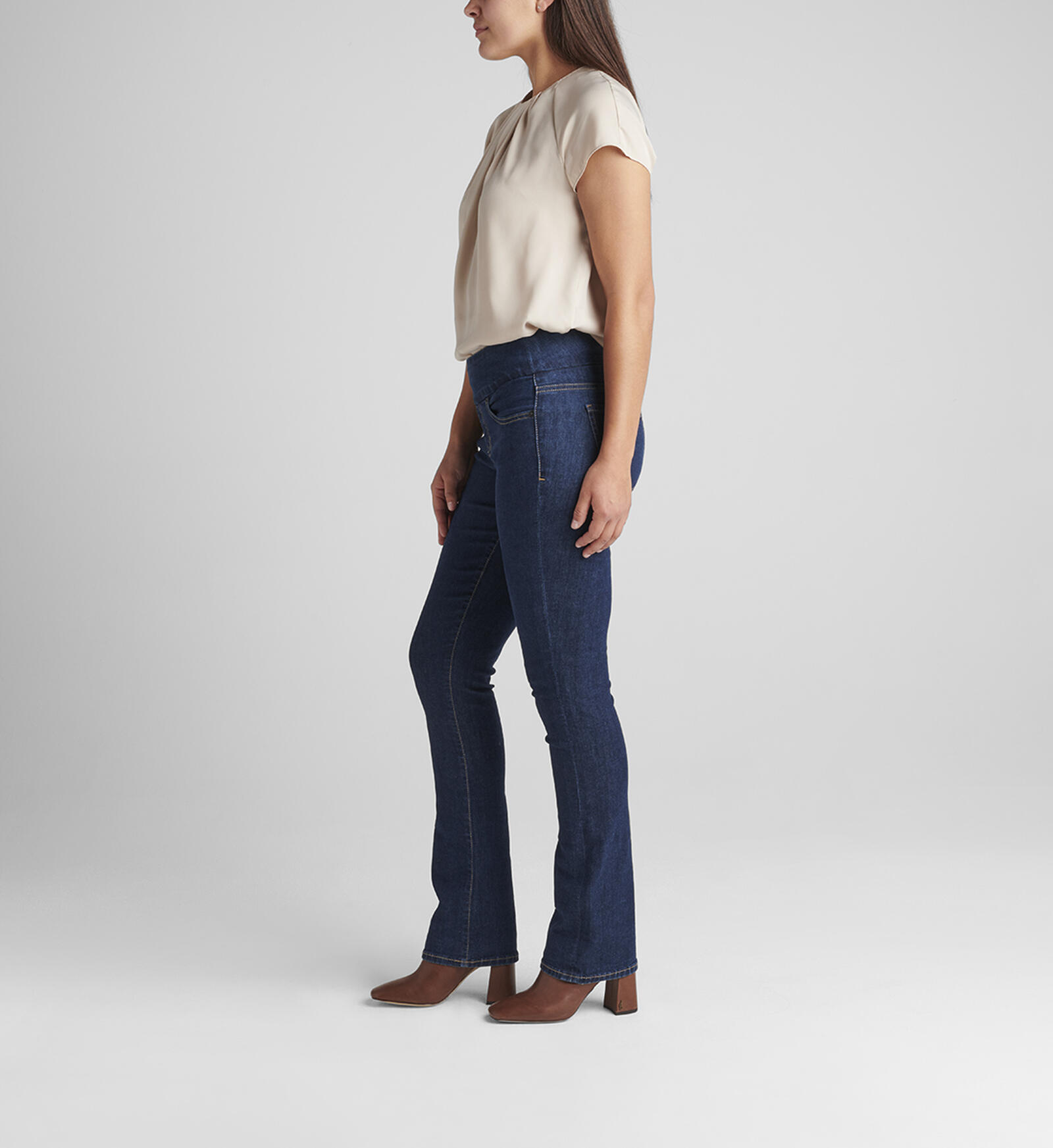 Buy Paley Mid Rise Bootcut Pull-On Jeans for USD  | Jag Jeans US New