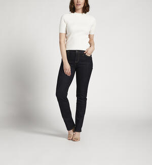 Ruby Mid Rise Straight Leg Jeans