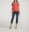 Drapey Luxe Tee, Salsa, hi-res image number 2