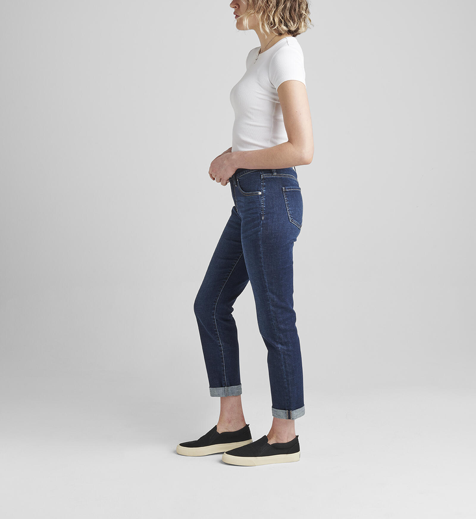 Buy Carter Mid Rise Girlfriend Jeans for USD 78.00