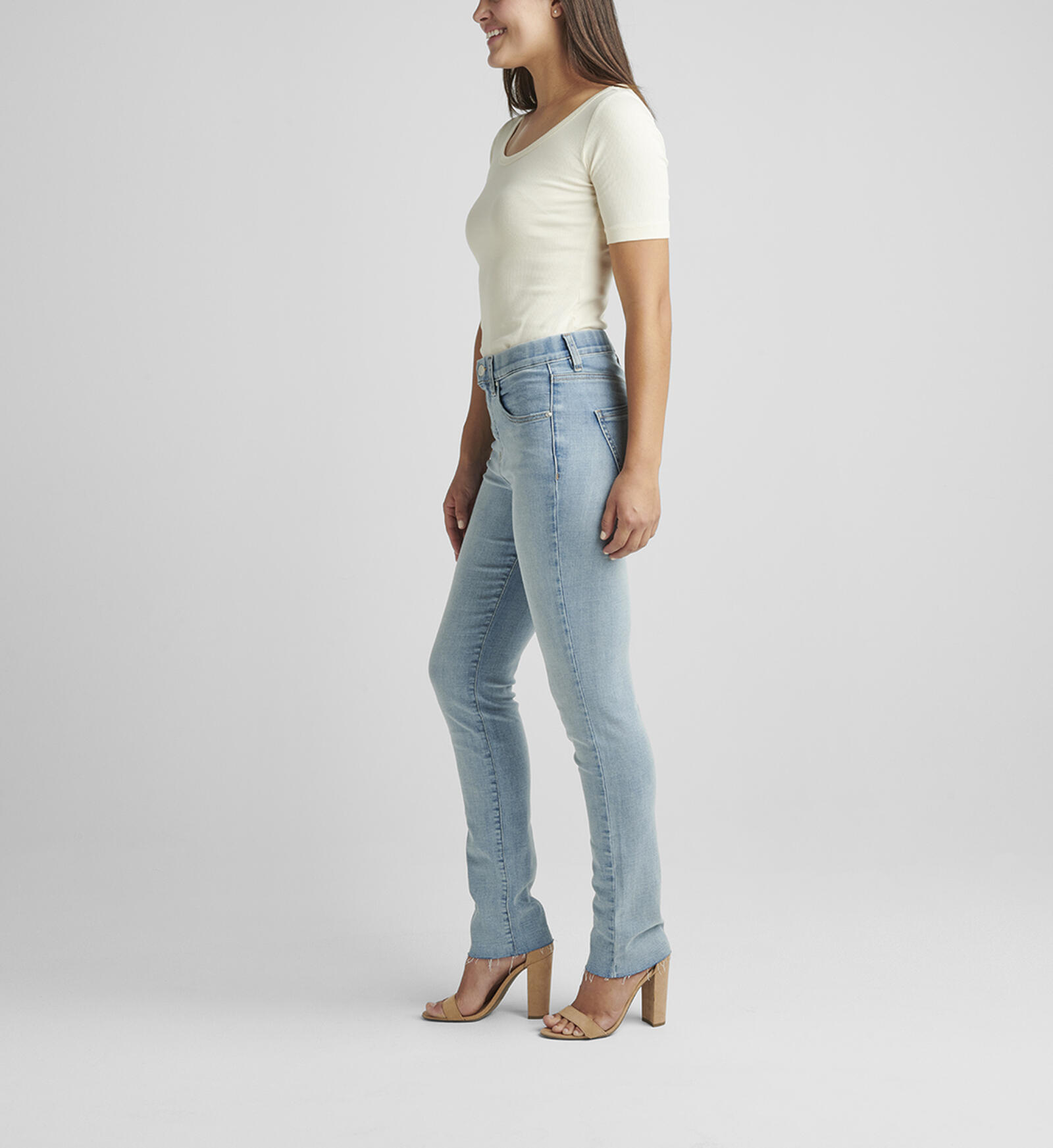 Buy Valentina High Rise Straight Leg Pull-On Jeans for USD  | Jag Jeans  US New