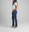 Peri Mid Rise Straight Leg Pull-On Jeans Petite, , hi-res image number 2