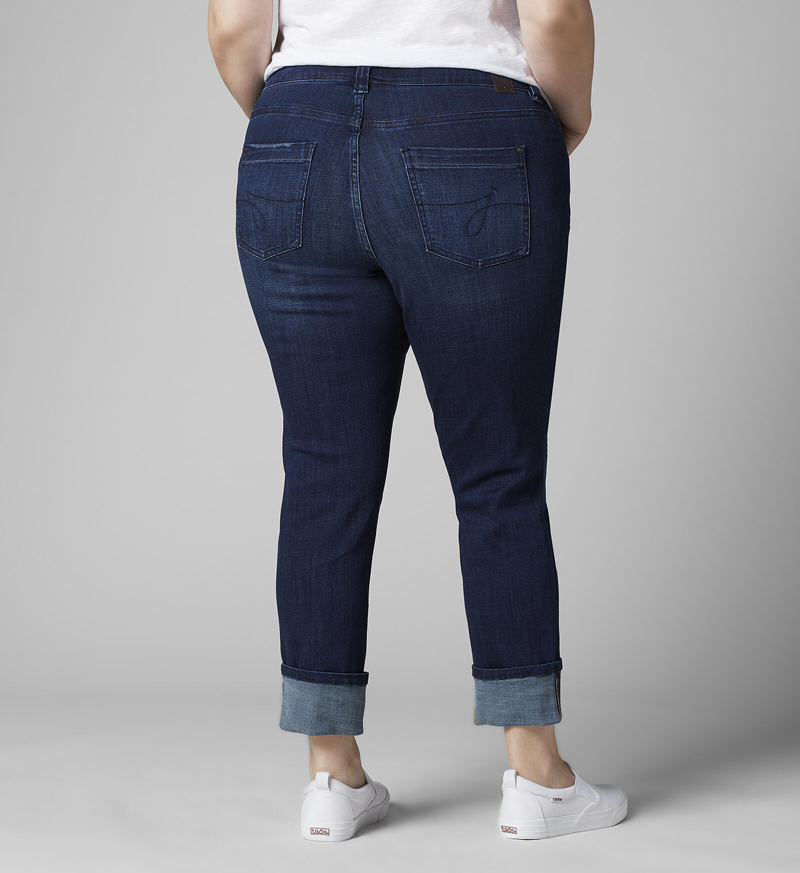 Buy Maddie Mid Rise Skinny Cuffed Jeans Plus Size for USD  | Jag Jeans  US New