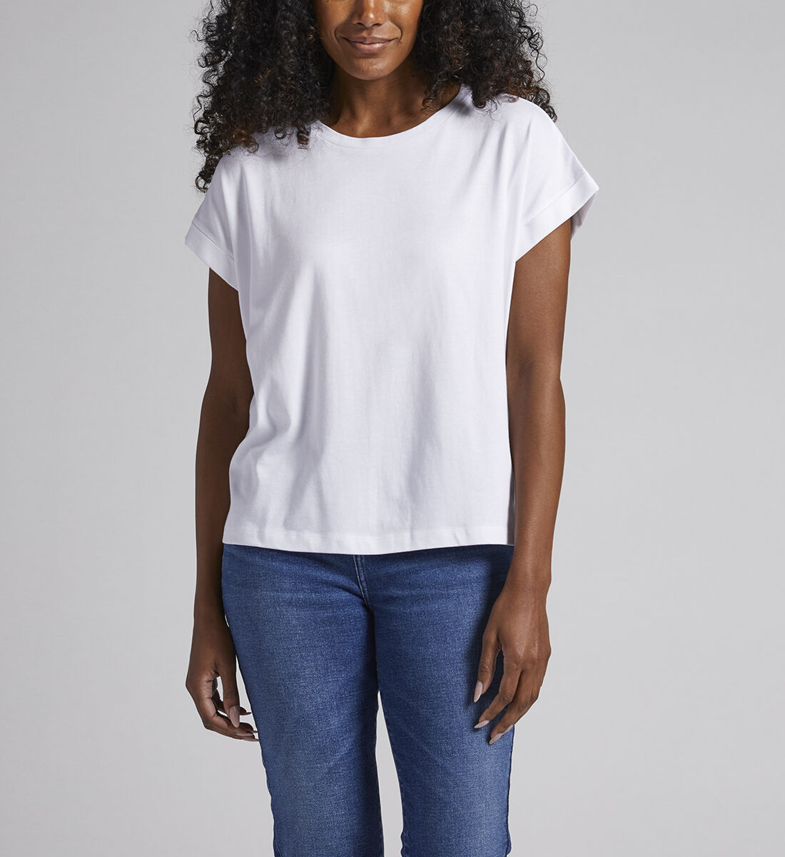 Drapey Luxe Tee,White Side