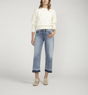 Ava Mid Rise Wide Leg Jeans
