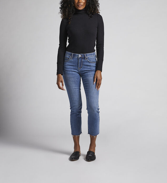 Ruby Mid Rise Straight Crop Jeans Petite