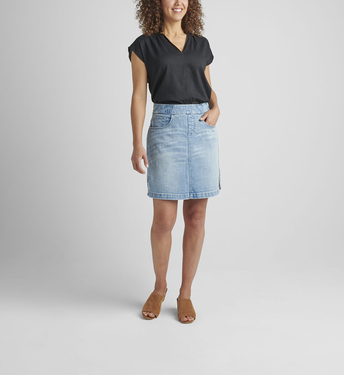 On The Go Pull-On Skort Front