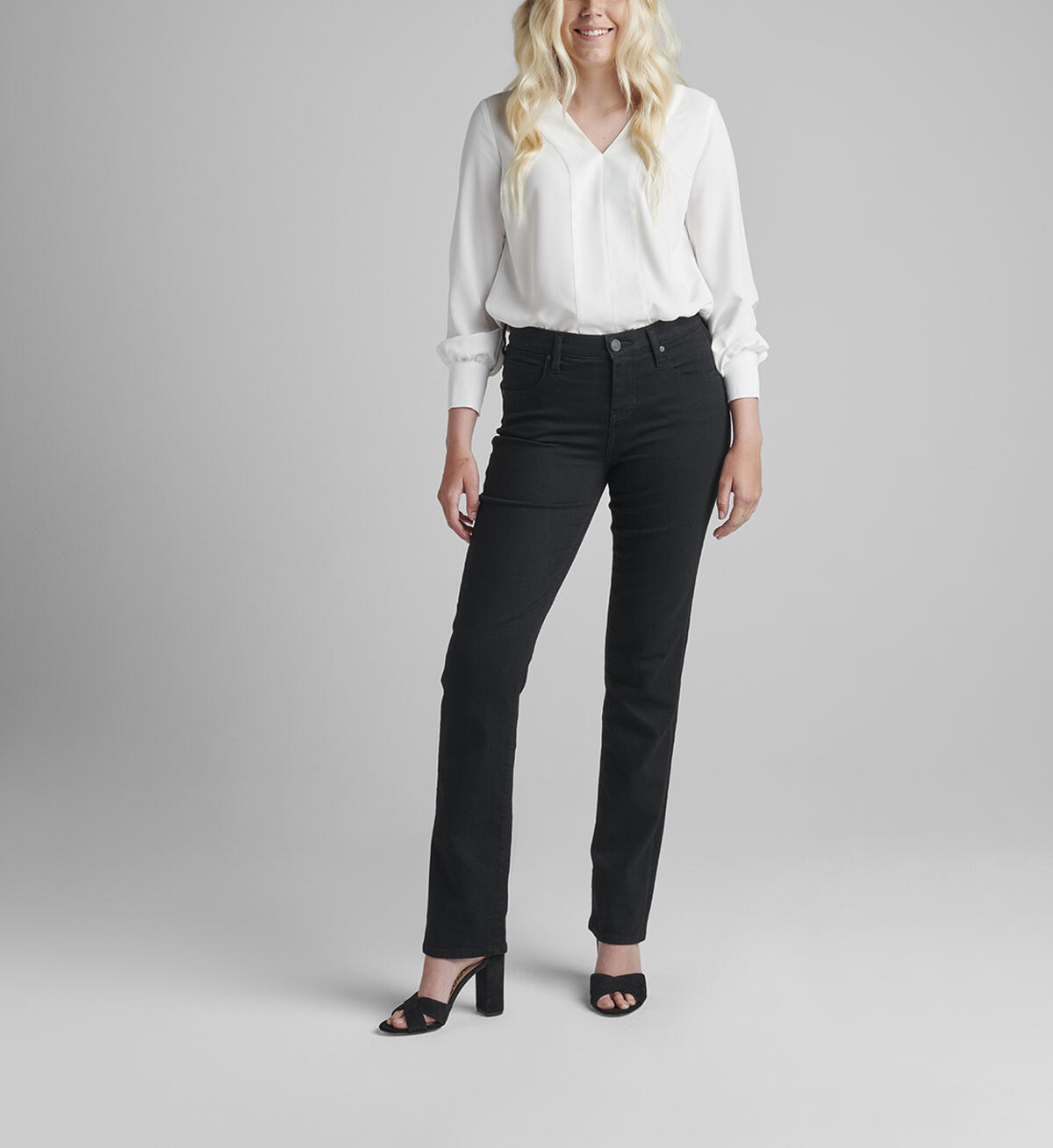 Ruby Mid Rise Straight Leg Jeans, , hi-res image number 0