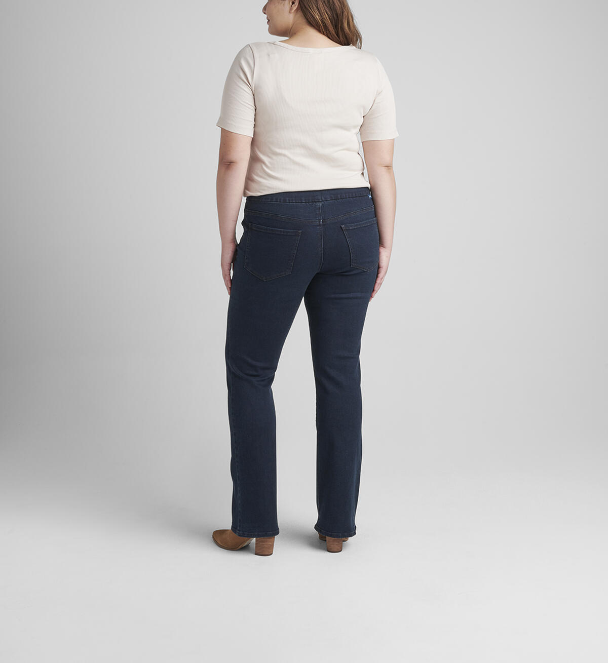 Paley Mid Rise Bootcut Pull-On Jeans Plus Size, , hi-res image number 1