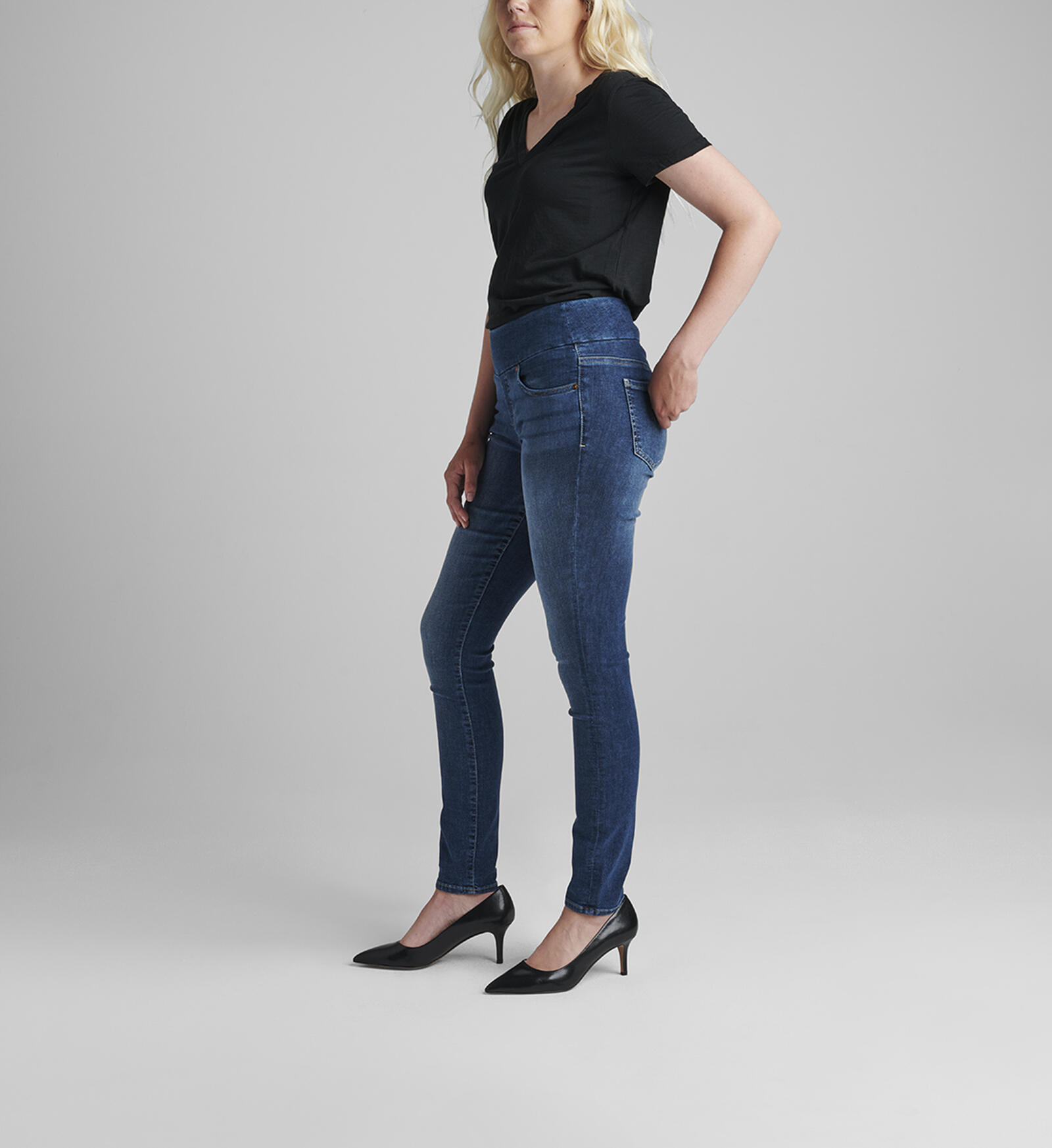 Buy Nora Mid Rise Skinny Pull-On Jeans for USD 69.00