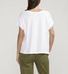 Drapey Luxe Tee, White, hi-res image number 1