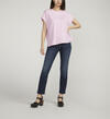 Drapey Luxe Tee, Orchid, hi-res image number 2