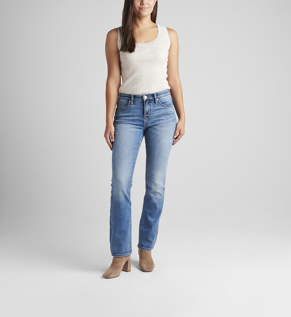 Eloise Mid Rise Bootcut Jeans, , hi-res image number 0
