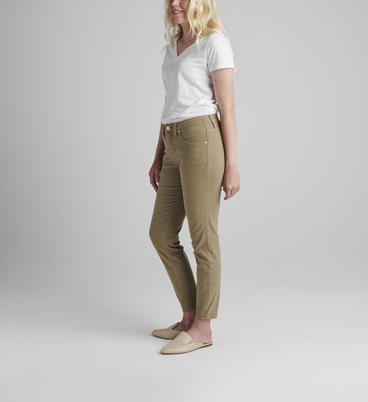 Cecilia Mid Rise Skinny Jeans, Chinchilla, hi-res image number 2