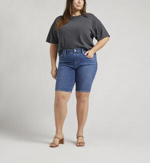 Maya Mid Rise 10-Inch Shorts Plus Size