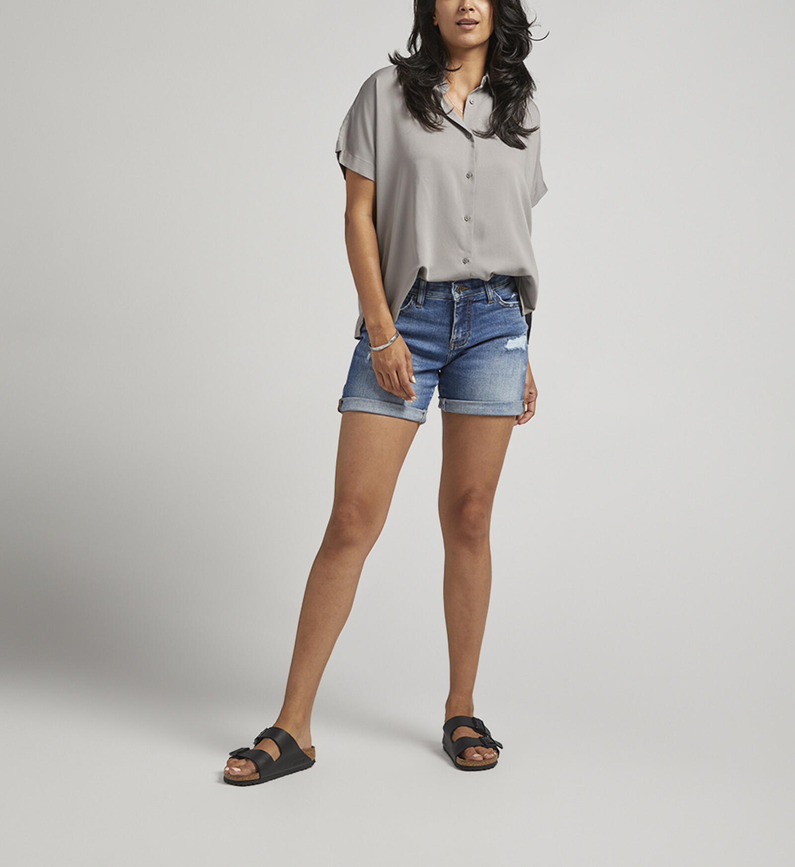Buy Alex Mid Rise 5-Inch Boyfriend Shorts for USD 64.00 | Jag Jeans US New
