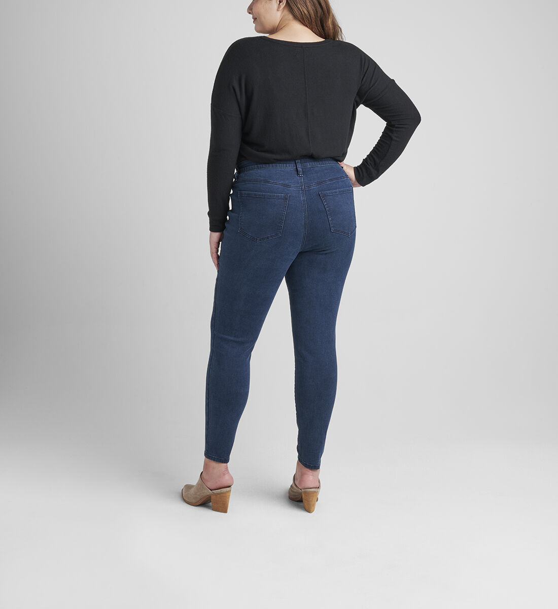 Cecilia High Rise Skinny Jeans Plus Size Back