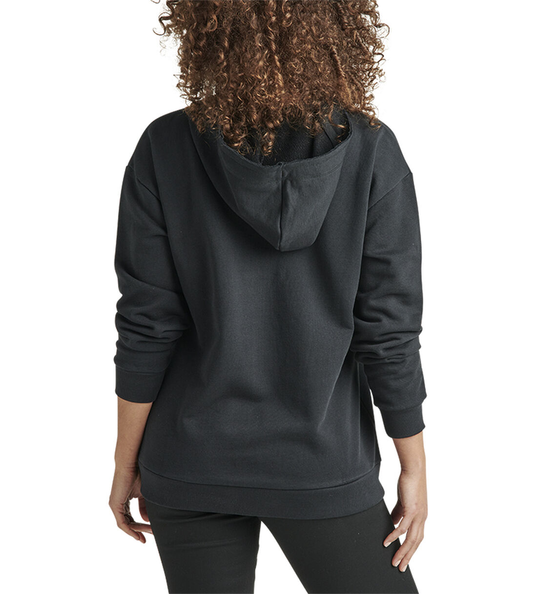 The Lace Up Hoodie,Black Back