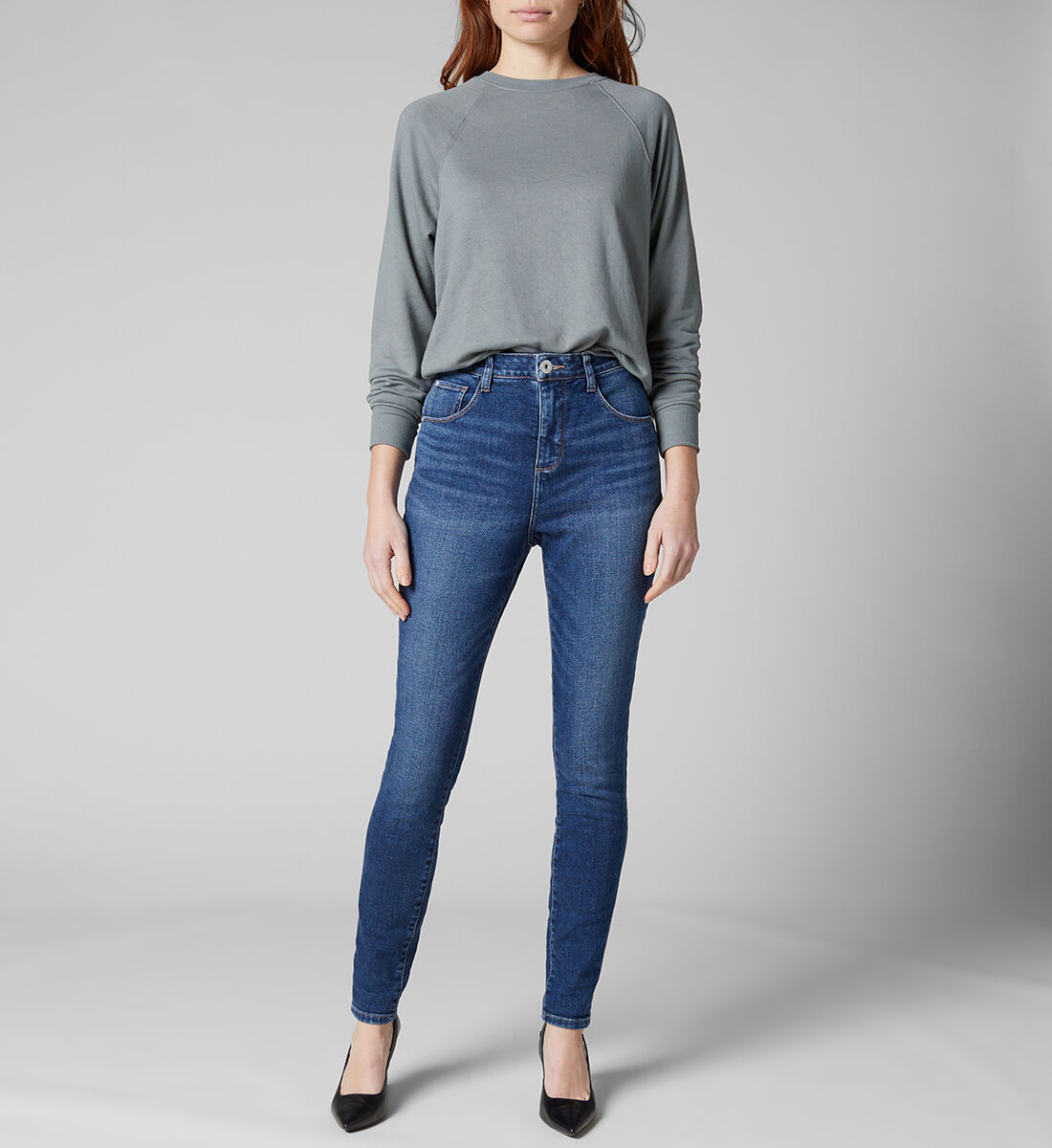 Cecilia High Rise Skinny Jeans Front