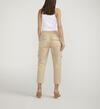 Textured Cargo Cropped Pants, , hi-res image number 1