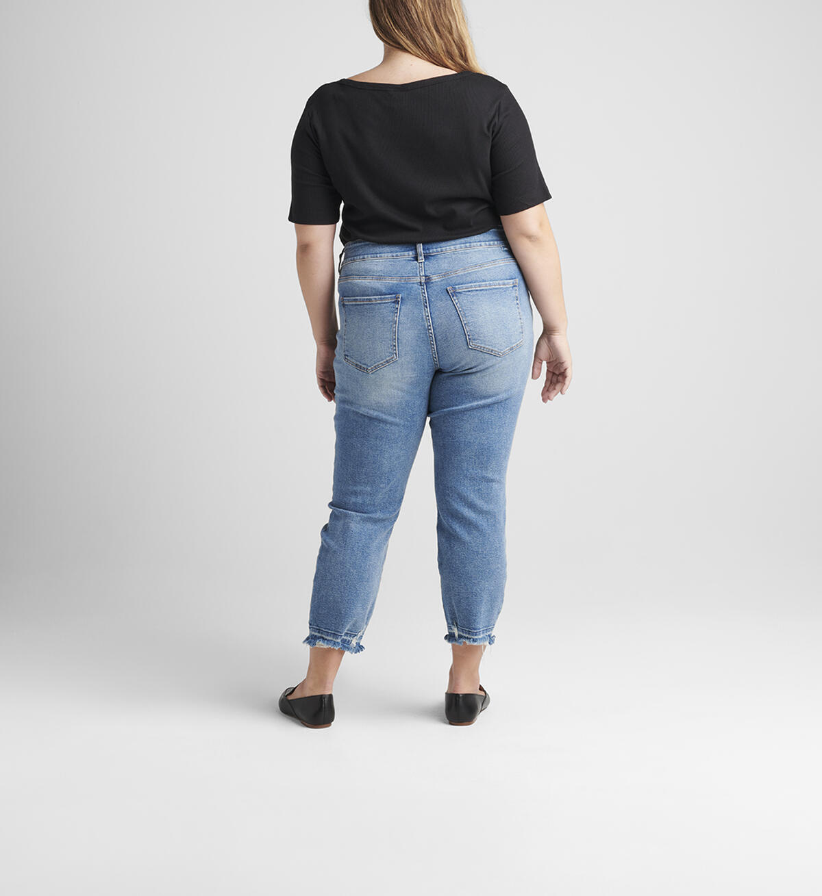 Carter Mid Rise Girlfriend Jeans Plus Size, , hi-res image number 1