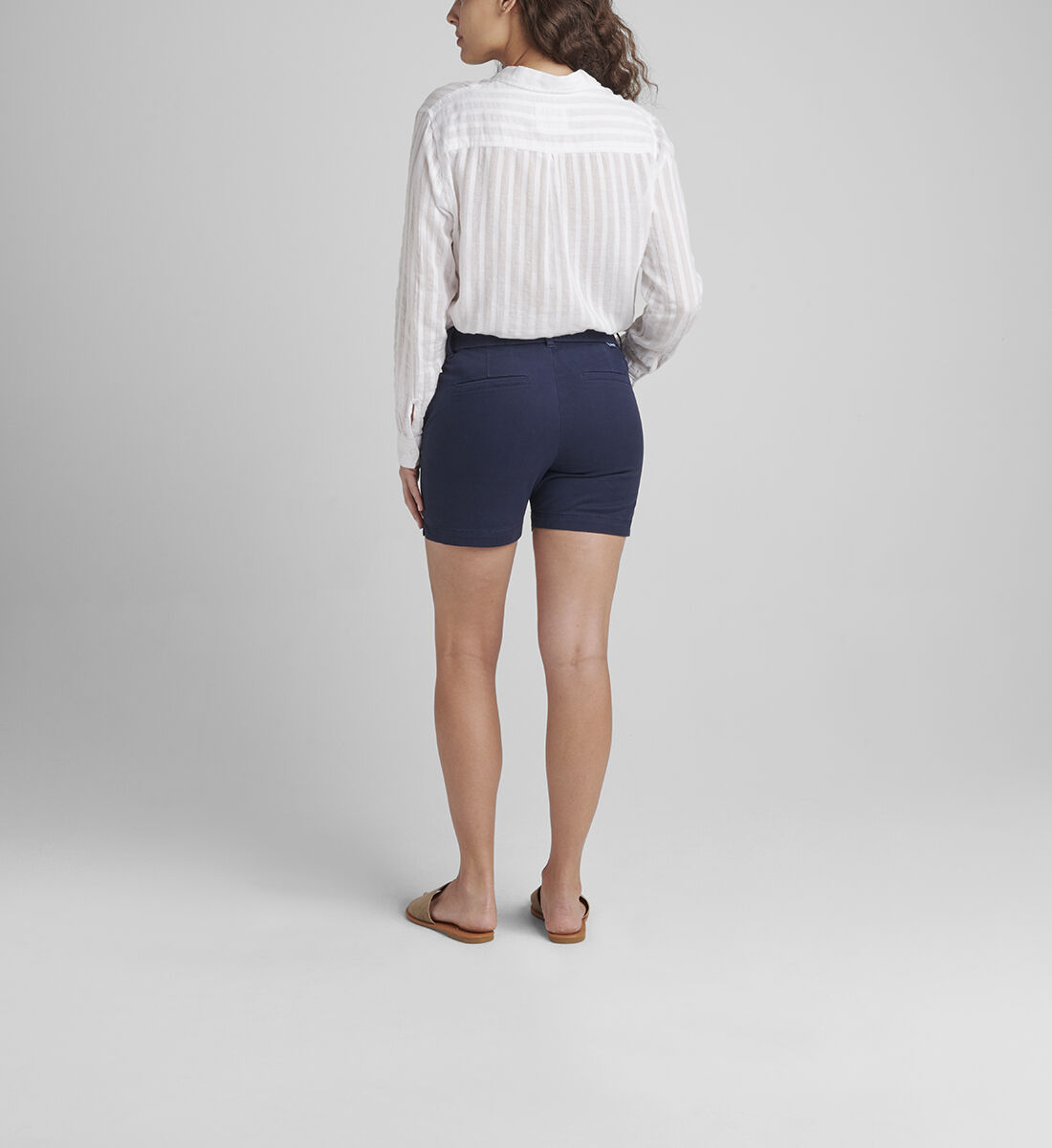 Maddie Mid Rise 5-inch Pull-On Short,Navy Back