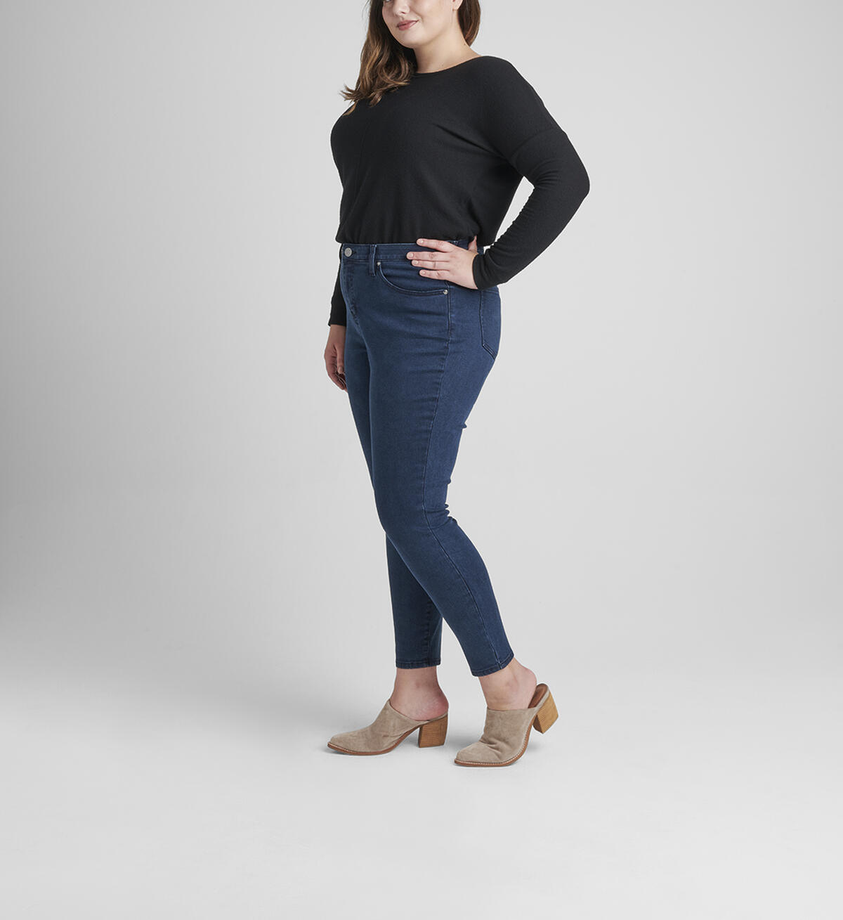 Cecilia High Rise Skinny Jeans Plus Size, , hi-res image number 2
