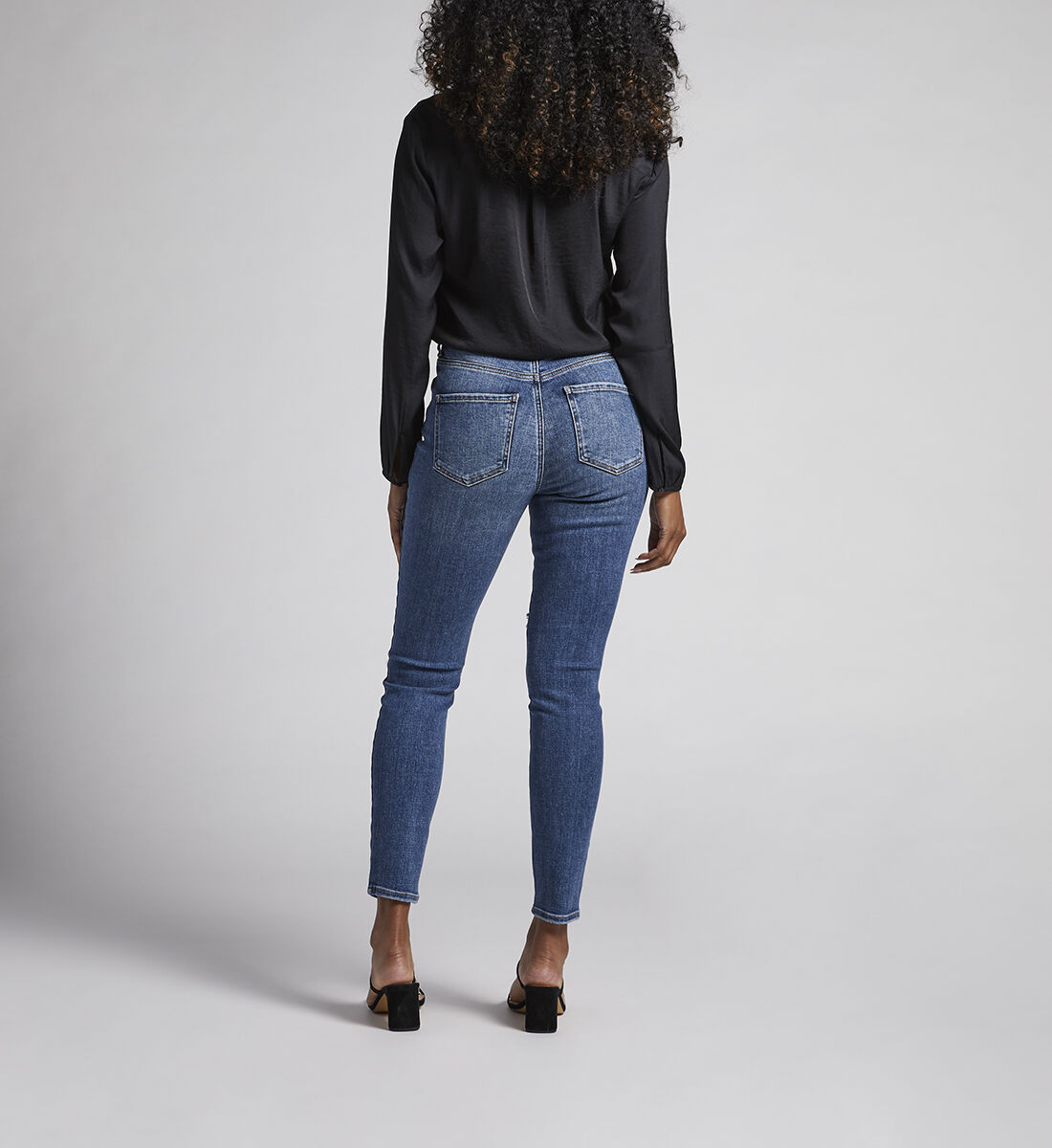 Viola High Rise Skinny Jeans Back