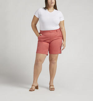 Maddie Mid Rise 8-Inch Shorts Plus Size