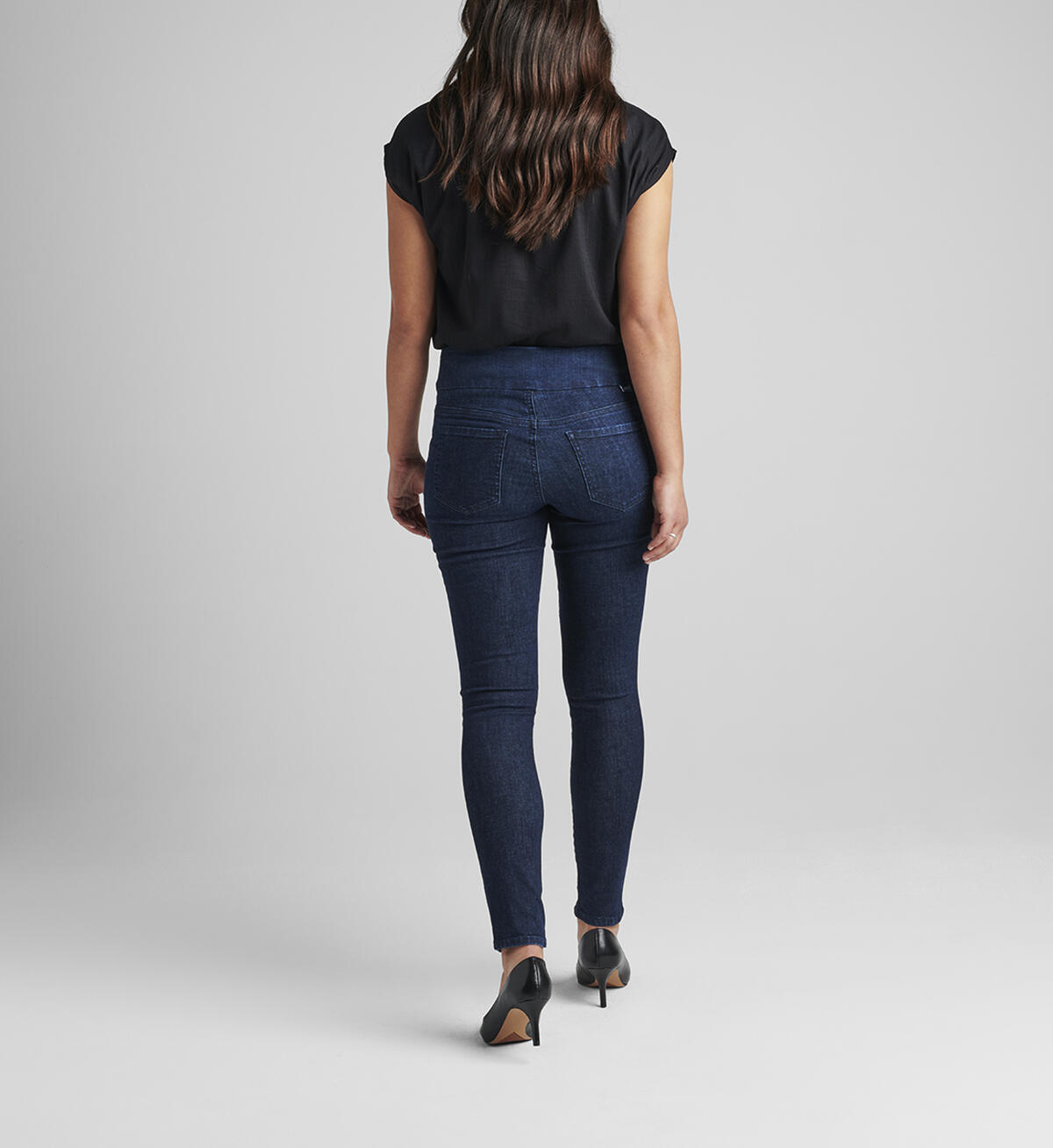 Nora Mid Rise Skinny Pull-On Jeans, , hi-res image number 1