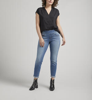 Amelia Mid Rise Slim Ankle Jeans
