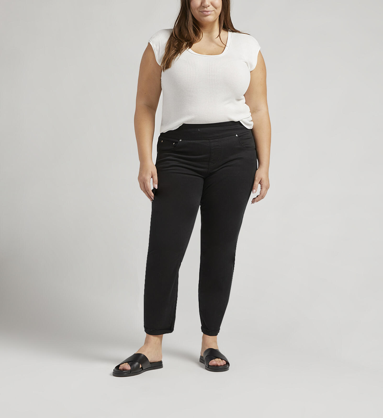 sund fornuft konvergens Salme Buy Amelia Mid Rise Slim Ankle Pants Plus Size for USD 58.00 | Jag Jeans US  New