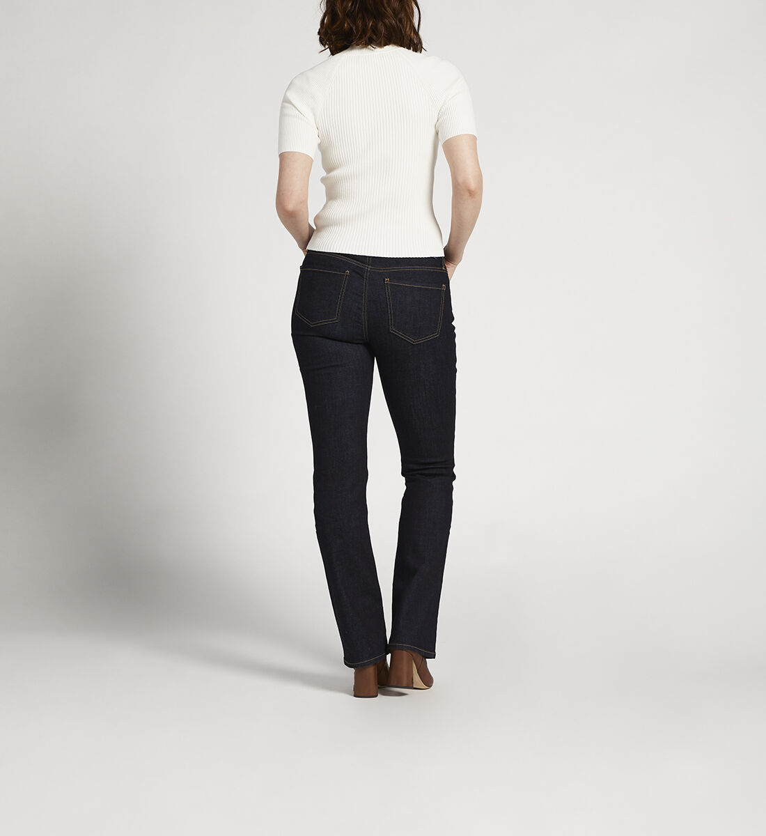Eloise Mid Rise Bootcut Jeans Back