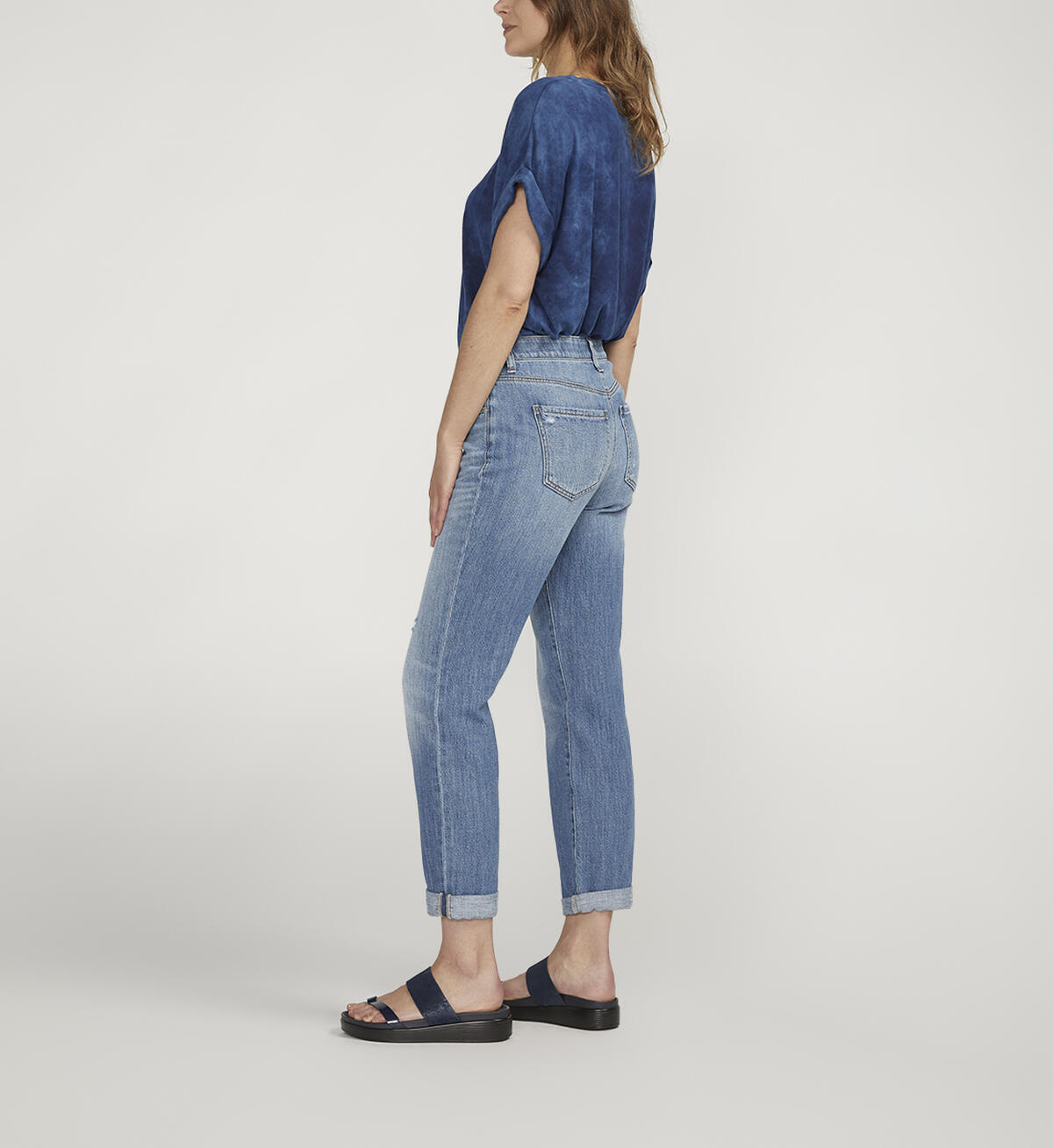 Carter Mid Rise Slim Leg Jeans, Spring Stream Blue, hi-res image number 2