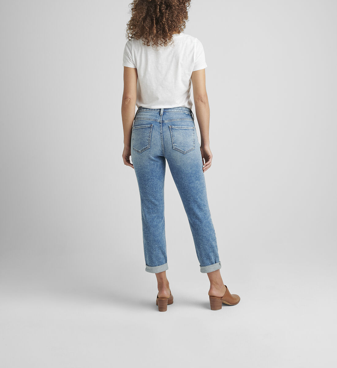 Carter Mid Rise Girlfriend Jeans Back