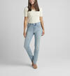 Valentina High Rise Straight Leg Pull-On Jeans, , hi-res image number 0