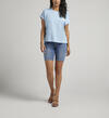 Drapey Luxe Tee, Blue, hi-res image number 2