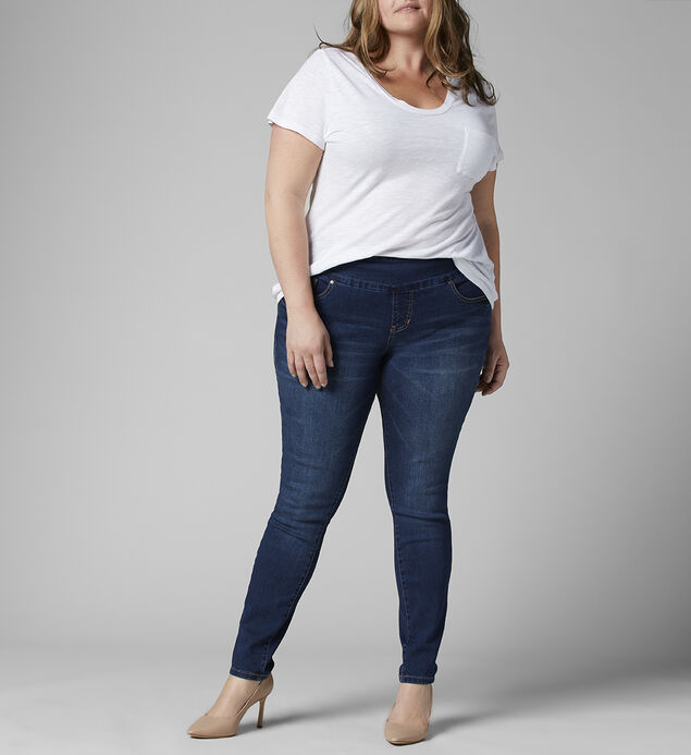 Nora Mid Rise Skinny Jeans Plus Size