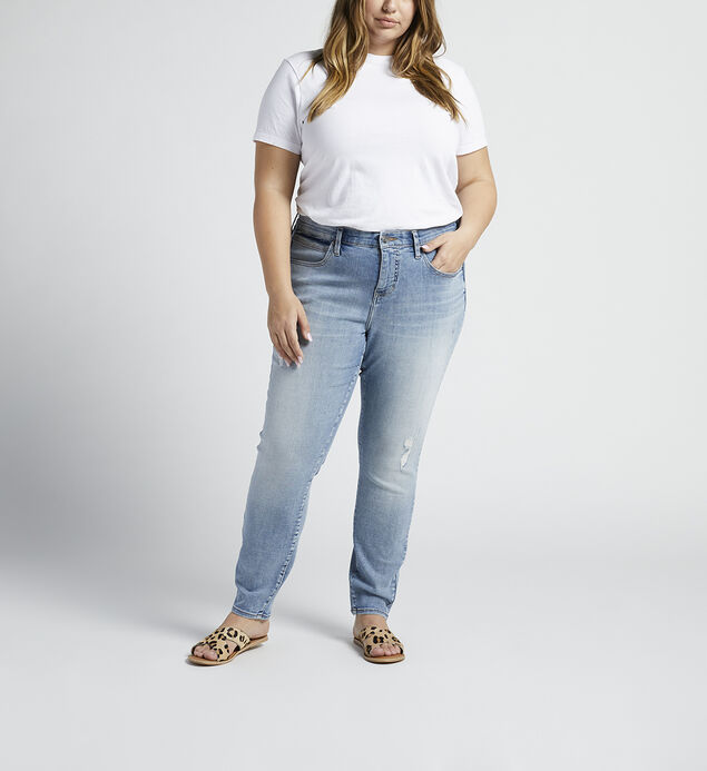 Cecilia Mid Rise Skinny Jeans Plus Size
