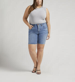 Cecilia Mid Rise 8-Inch Shorts Plus Size