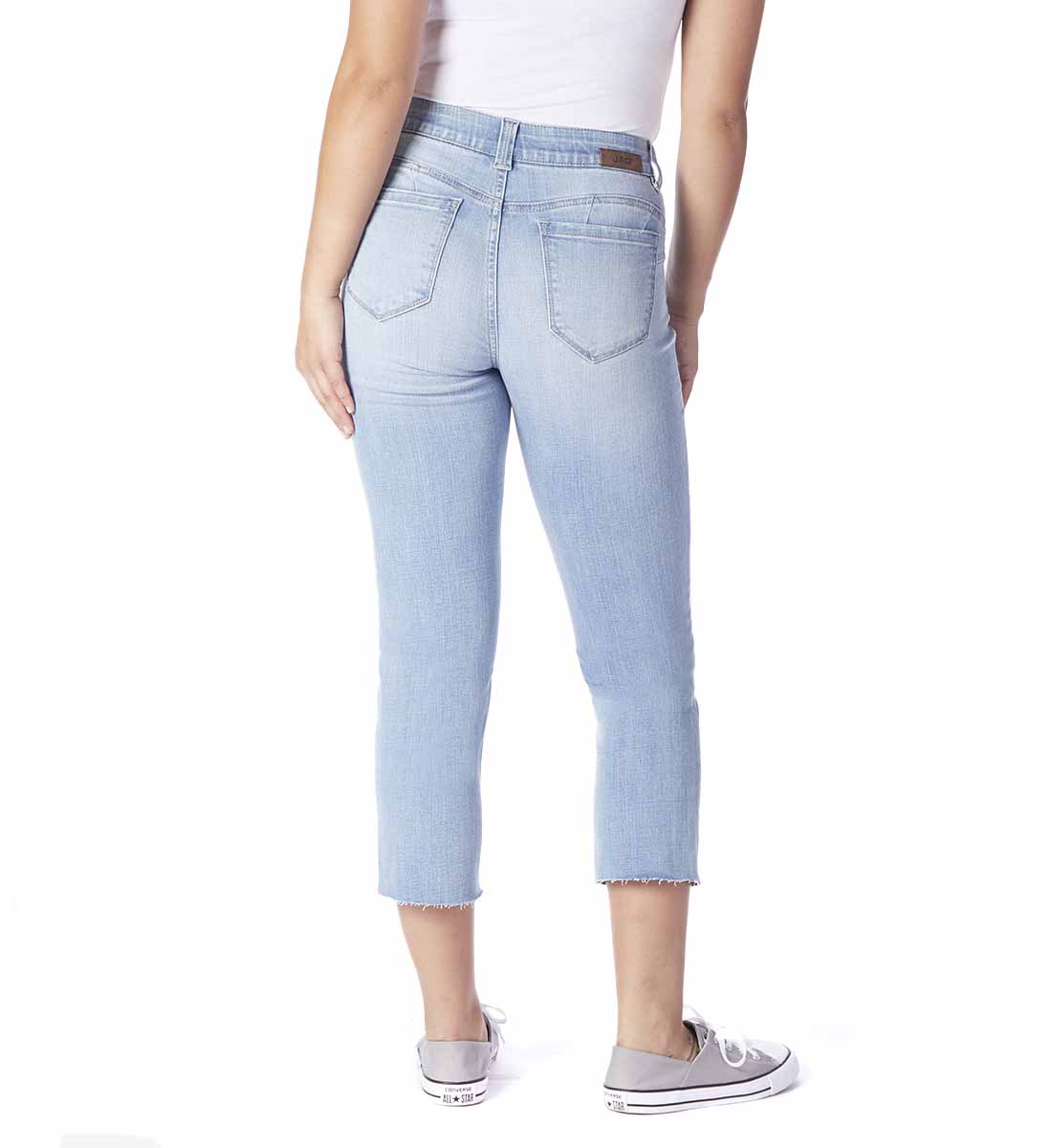 Ruby Mid Rise Straight Crop Jeans - Jag Jeans US
