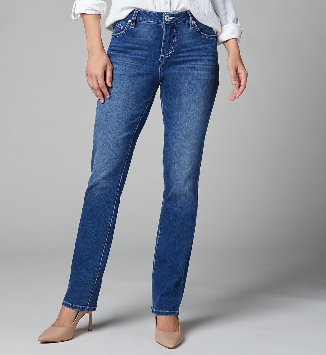 jag jeans high rise straight leg pull on