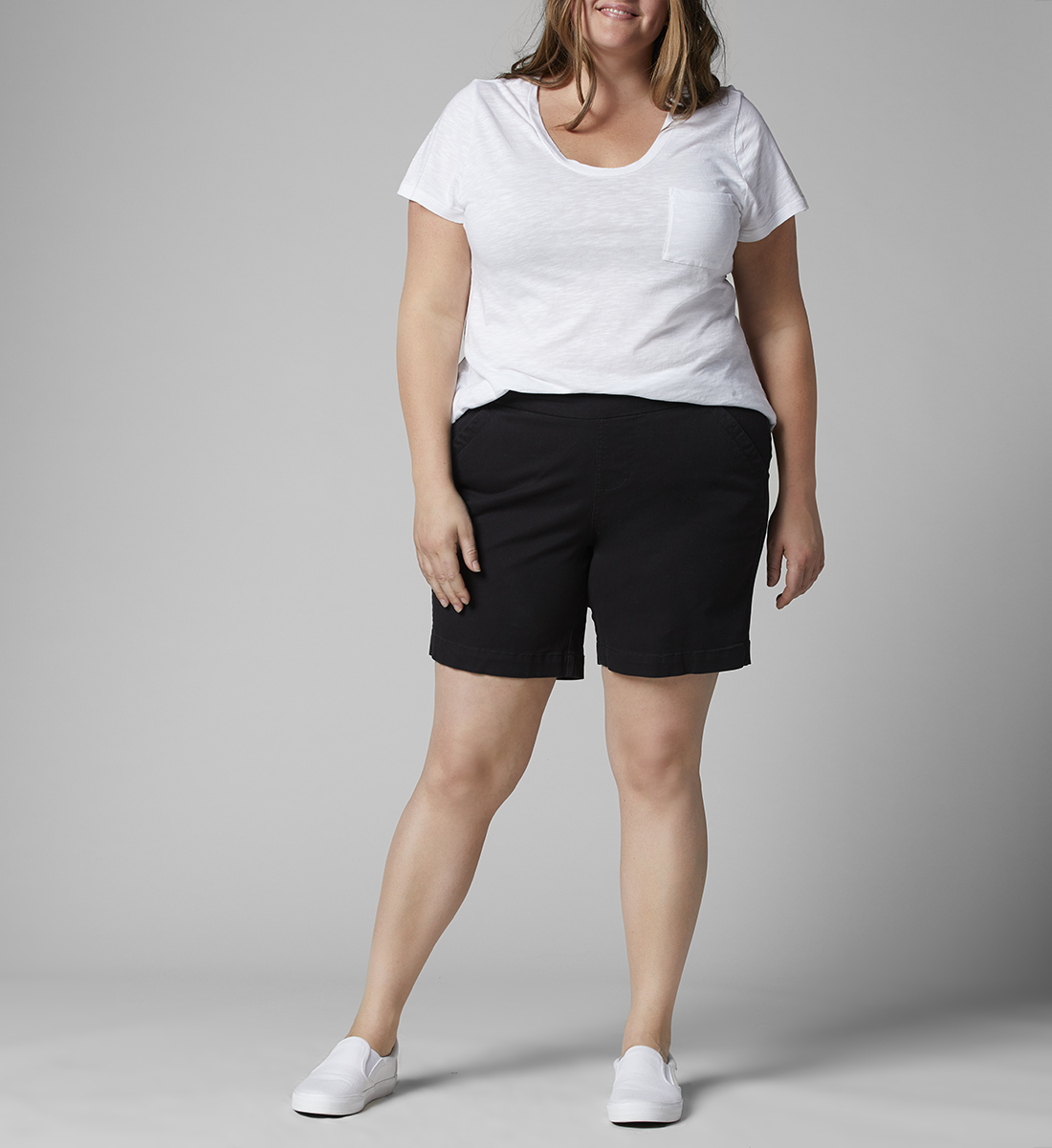 Gracie - Women's Plus Size Jean Shorts Black | JAG® Jeans USA