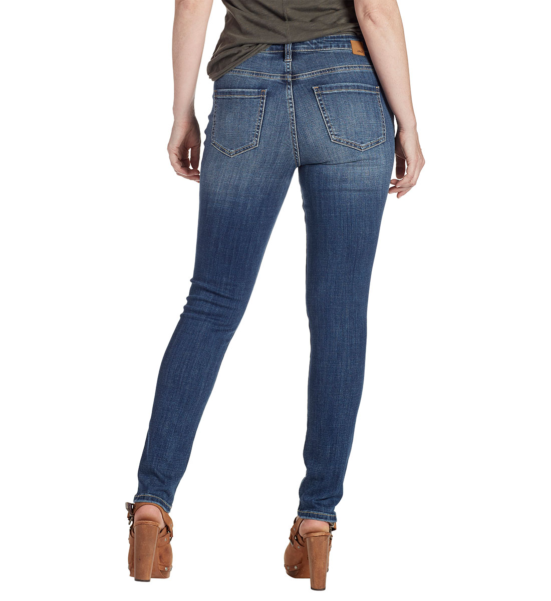 Jag Jeans Womens Sheridan Skinny Jean with Embroidery 