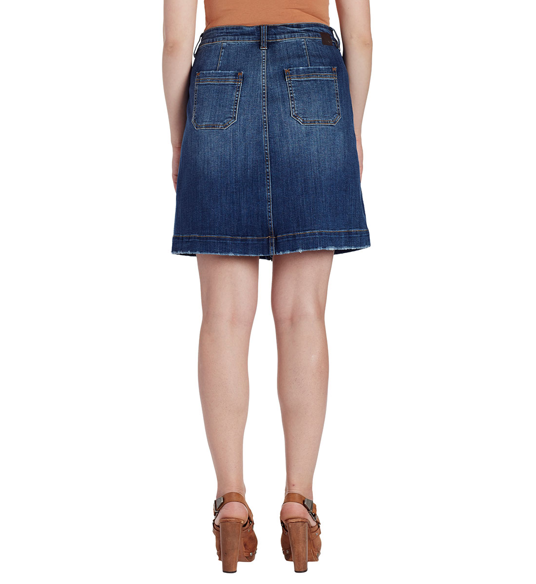 McCamey Zip Front Denim Skirt | Jag Jeans